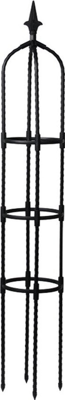 Zwart Klimplantenrek Obelisk 110cm - Duurzaam en Stijlvol