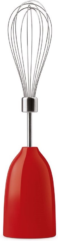 SMEG HBF22RDEU - Staafmixer - Rood - 700W - Met accessoires