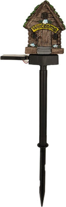 Solar Tuinverlichting - Welkomstlicht Houten Huisje - Bruin