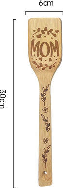 5-Delige Bamboe Kookgerei Set – Krasvrij & Hittebestendig