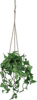 Kunst Hangplant Anthurium Blad – Realistische Groene Slinger