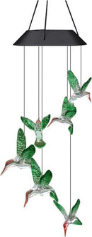 windgong - prachtige set van kolibries / hummingbirds die s 'avonds een mooie licht effect geeft.