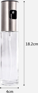 4-delige glazen spuitflessenset 100ml lekvrij olie/azijn