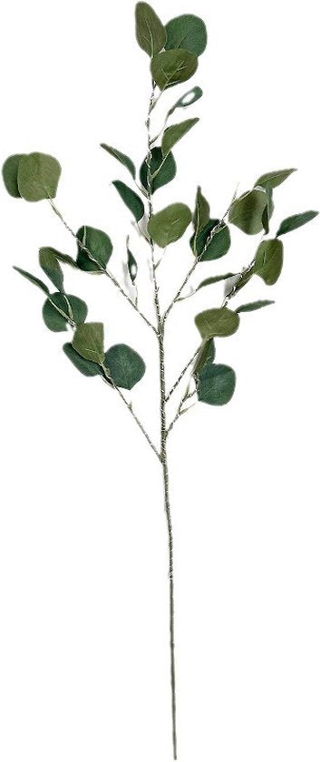 LED Verlichte Kunsttak - Appelbladeren met 30 Warm Witte LED’s-tafeldecoratie-feestelijke versieringen-85cm