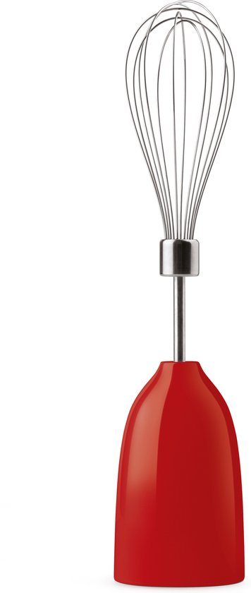 SMEG HBF22RDEU - Staafmixer - Rood - 700W - Met accessoires