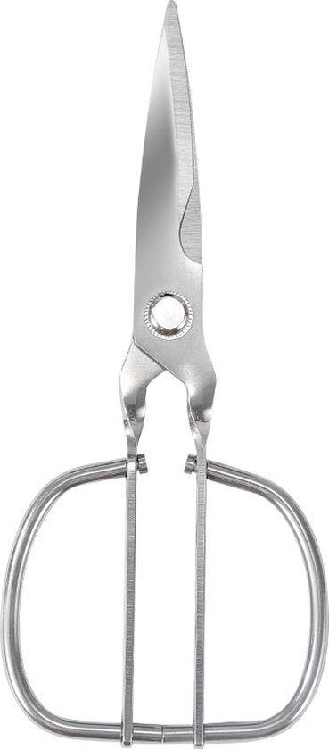 2stuks RVS Multifunctionele Keukenschaar - Efficiënt Knippen en Bereiden, Ideaal voor Vlees - Duurzaam, Scherp en Ergonomisch