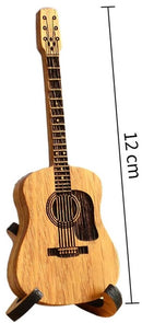 Houten Gitaar Plectrumdoos – Uniek Cadeau voor Gitaristen –
