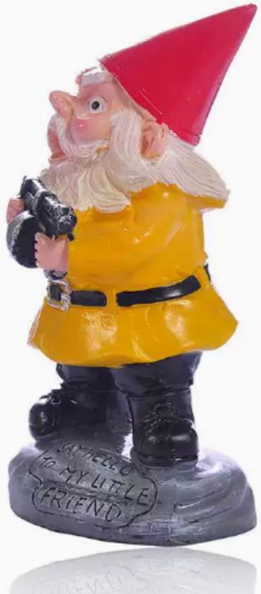 Unikorf Tuinkabouter Maffia 14cm 'Say Hello'