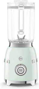 SMEG BLF03PGEU Blender - Smoothie Blender - 800W - 1,5L Tritan™ Kan - 4 Snelheden - Ice Crush & Smoothie Functie - '50s Style - Watergroen