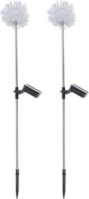 2x Solar Tuinlamp Paardenbloem - Warm Wit Sfeerlicht