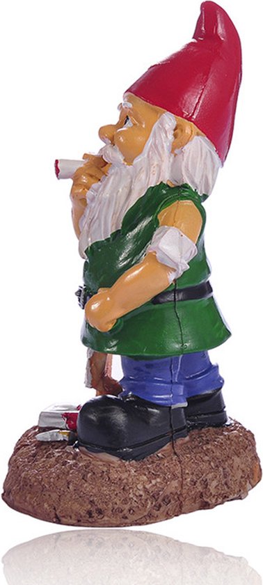 Unikorf Tuinkabouter: Verboden rooksymbool 8.5x7.2x14CM