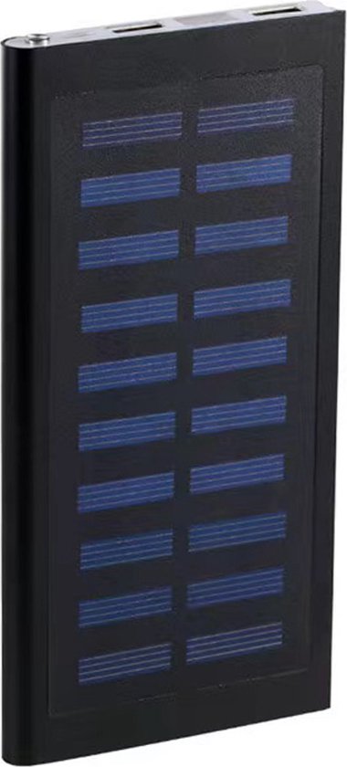 Solar Powerbank 20000mAh - Draagbare Zonne-energie Oplader m