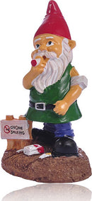 Unikorf Tuinkabouter: Verboden rooksymbool 8.5x7.2x14CM