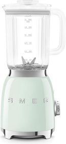 SMEG BLF03PGEU Blender - Smoothie Blender - 800W - 1,5L Tritan™ Kan - 4 Snelheden - Ice Crush & Smoothie Functie - '50s Style - Watergroen