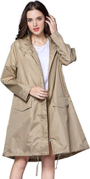 Opvouwbare waterdichte regenjas met draagtas - Kaki