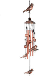 Retro metalen windgong metaal galvaniseren ekster