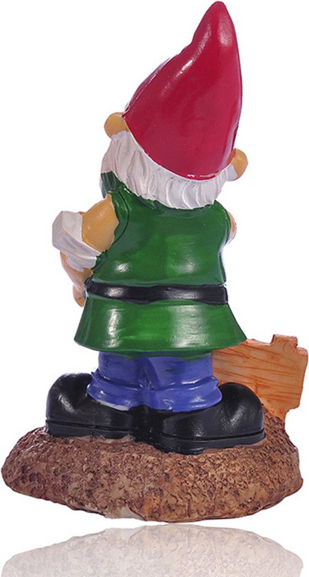 Unikorf Tuinkabouter: Verboden rooksymbool 8.5x7.2x14CM