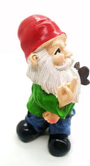 Ondeugende Tuinkabouter met Opgeheven Middelvinger