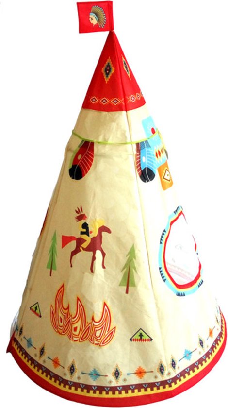TDR-Opvouwbare Speeltent - Kids Tipi Tent-Idianen Wigwam tipi tent  160CM