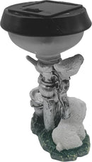 Solar Tuinlamp met Welkomsemmer en Hond - Zonne-energie