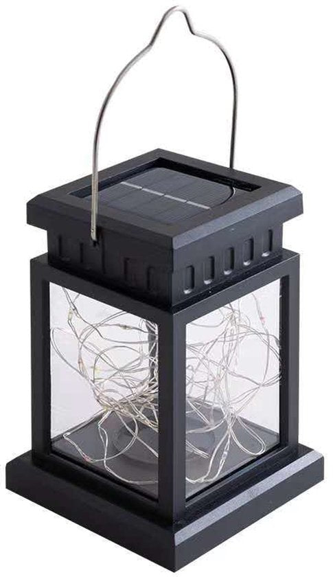 Zonne-sterrenpaleislantaarn koperdraad Sterrenpaleislantaarn warm licht 30 kralen