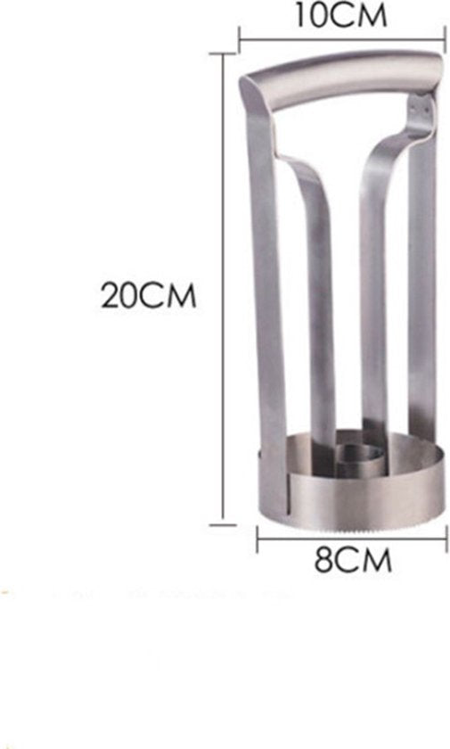 TDR RVS Ananasboor Ananasschiller Professionele snijder