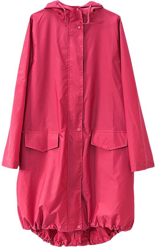 Unikorf Regenjas Opvouwbaar Waterdicht + Tas, Perzikroze
