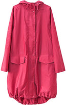 Unikorf Regenjas Opvouwbaar Waterdicht + Tas, Perzikroze