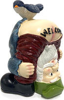 Grappige tuinkabouter blote billen