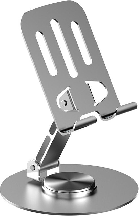 Unikorf 2x Premium Metalen Tel-/Tabhouder 360°/180° grijs