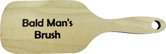 Grappige Kale Mannen Kam en Borstel Set – 17 cm Kam & 19,5 cm Borstel – Het Ultieme Humoristische Cadeau!