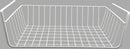2stuks Multifunctionele Hangmand - Extra Opbergruimte voor Onder Planken 40*23*13.5cm-wit