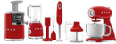 SMEG HBF22RDEU - Staafmixer - Rood - 700W - Met accessoires