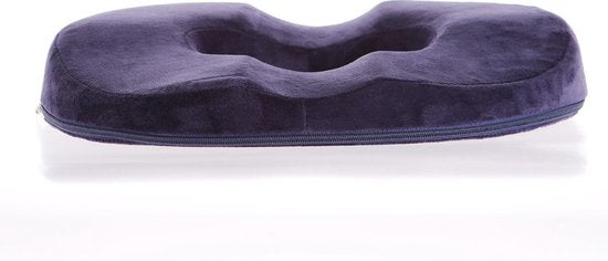 ComfortPlus Orthopedisch Donutkussen - Traagschuim, Marinebl