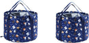 TDR - Opvouwbaar waterdichte bad - geschikt voor voetenbad / kleren wassen / etc - 26L - Marineblauw