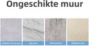 Keuken anti-olie sticker eenvoudig wit raster 60CM*5M