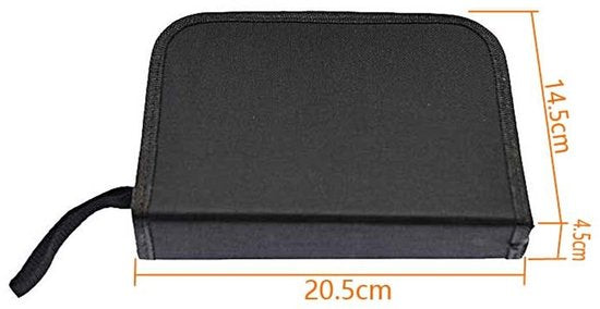 46-delige Bandenreparatieset – Complete Noodset voor Fiets, Motor en Auto – Inclusief Stoffen Reparatiestrips & Gereedschap