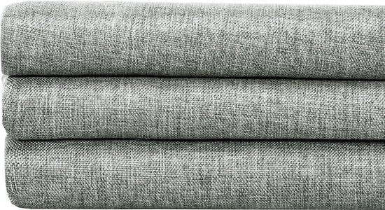 Hoogwaardig Waterdicht Douchegordijn 180×200 cm – Grijs – Met zilverkleurige Binnenringen