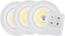 Xtraworks-3x LED inductie nachtlampje met 1x afstandsbediening- Kastverlichting - Dimbaar – Met Timer - warm licht