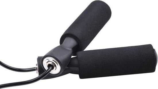 TDR - Fitness set 7-in-1 - Ab roller | Buikspiertrainer | Stretchband | Trainingswiel | Opdruksteunen | Push-up bars | Springtouw | Fitnessmat | Kniemat| Sportset | Thuis fitness - Zwart