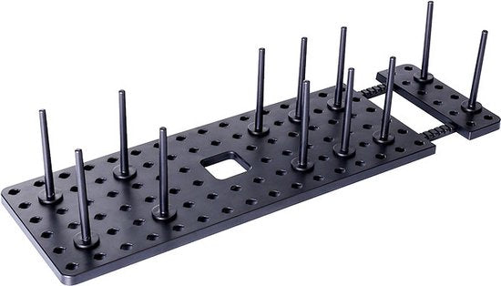Set van 2 uitschuifbare afwasrekken - zwart