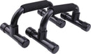 TDR - Fitness set 7-in-1 - Ab roller | Buikspiertrainer | Stretchband | Trainingswiel | Opdruksteunen | Push-up bars | Springtouw | Fitnessmat | Kniemat| Sportset | Thuis fitness - Zwart
