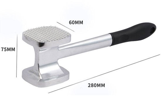 Dubbelzijdige vleeshamer, losmaakhamer, groot aluminiumleger