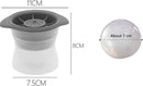 TDR-4 stuks Siliconen ijshockey ijsbakvorm grijs (groot) 11*8*7.5CM