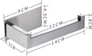 Toiletrolhouder zonder boren - Zelfklevend - RVS - Met plakstrip-- zilver