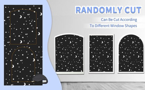 Verduisteringsrolgordijn zonder boren – 100x145cm– Draagbaar & 100% verduisterend – Reizen & vakantie – Dakraam en binnenzonwering