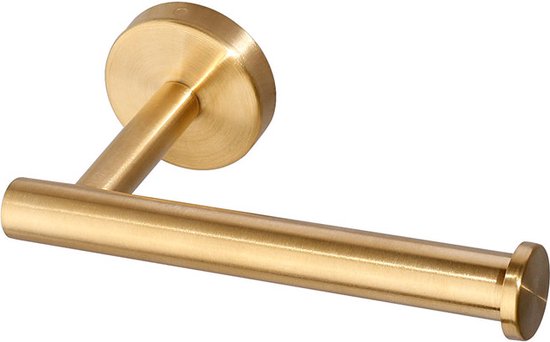 Luxe Roestvrijstalen Toiletrolhouder - Goud, Modern Design