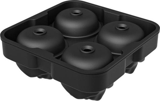 TDR - Siliconen ijsblokjesvorm - ijsbal Maker Met Deksel - ijsklontjes maken - 4 vormen - Thema: roos