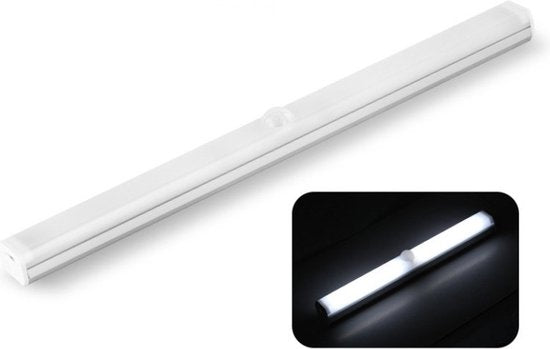 LED Kastverlichting met Bewegingssensor - 30CM USB Zilver