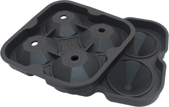 Unikorf Siliconen Ijsbal Maker - 4 Diamantvormen